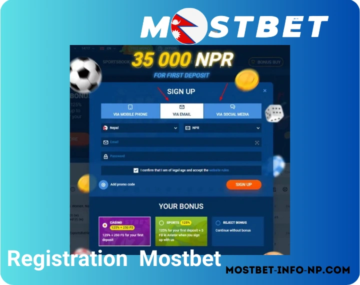 How to Register with Mostbet Casino in Nepal?
